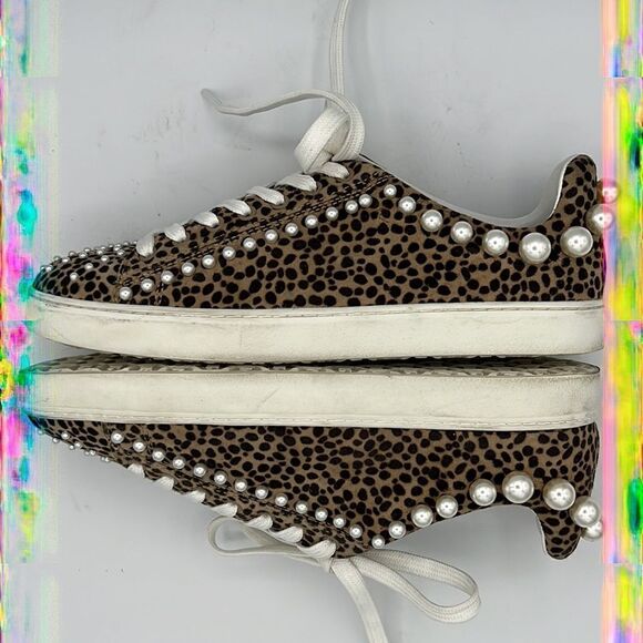 Stuart Weitzman Goldie Embellished Sneaker Size 7.5 - Picture 11 of 15